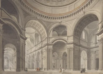 Innenraum der St. Pauls Kathedrale, ca. 1792